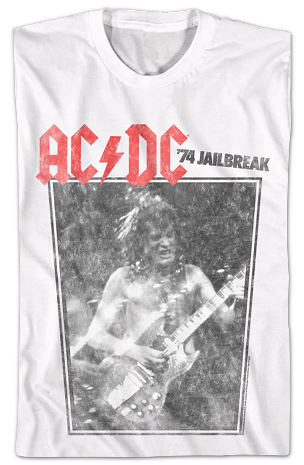 Vintage '74 Jailbreak ACDC Shirt - Image 2