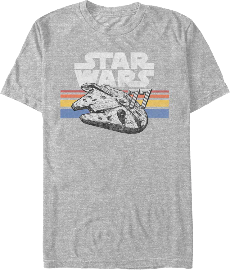 Vintage 77 Millennium Falcon Star Wars T-Shirt