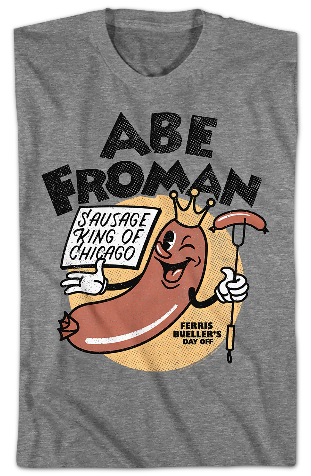 Vintage Abe Froman Sausage King Ferris Bueller's Day Off T-Shirt - Image 2
