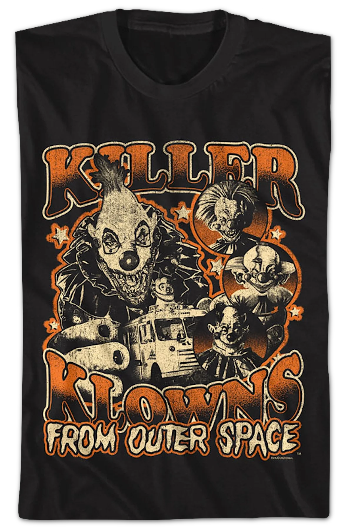 Vintage All-Star Collage Killer Klowns From Outer Space T-Shirt - Image 2