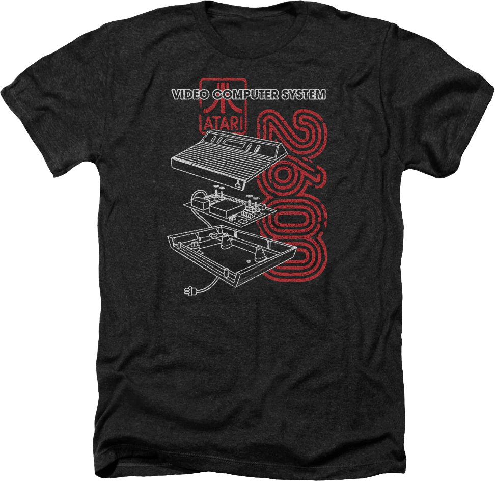 Vintage Atari 2600 Video Computer System T-Shirt