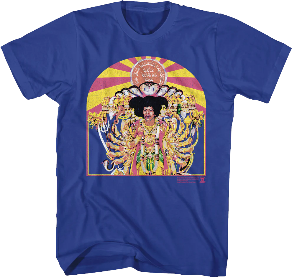 Vintage Axis Bold As Love Jimi Hendrix T-Shirt