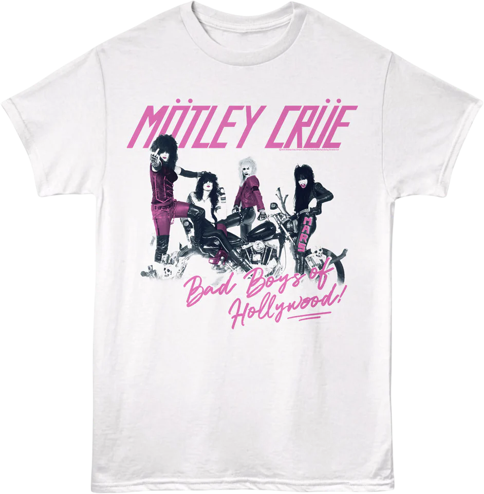 Vintage Bad Boys of Hollywood Motley Crue T-Shirt