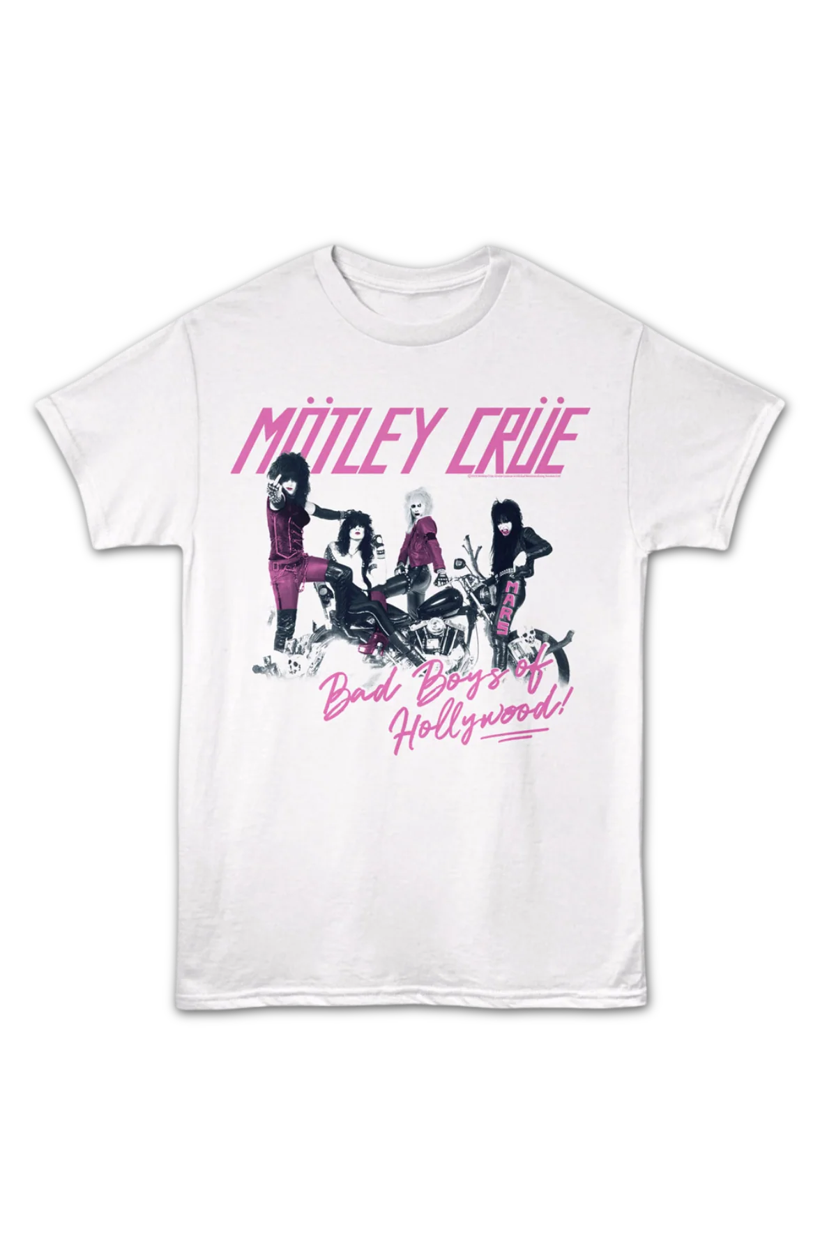 Vintage Bad Boys of Hollywood Motley Crue T-Shirt - Image 2