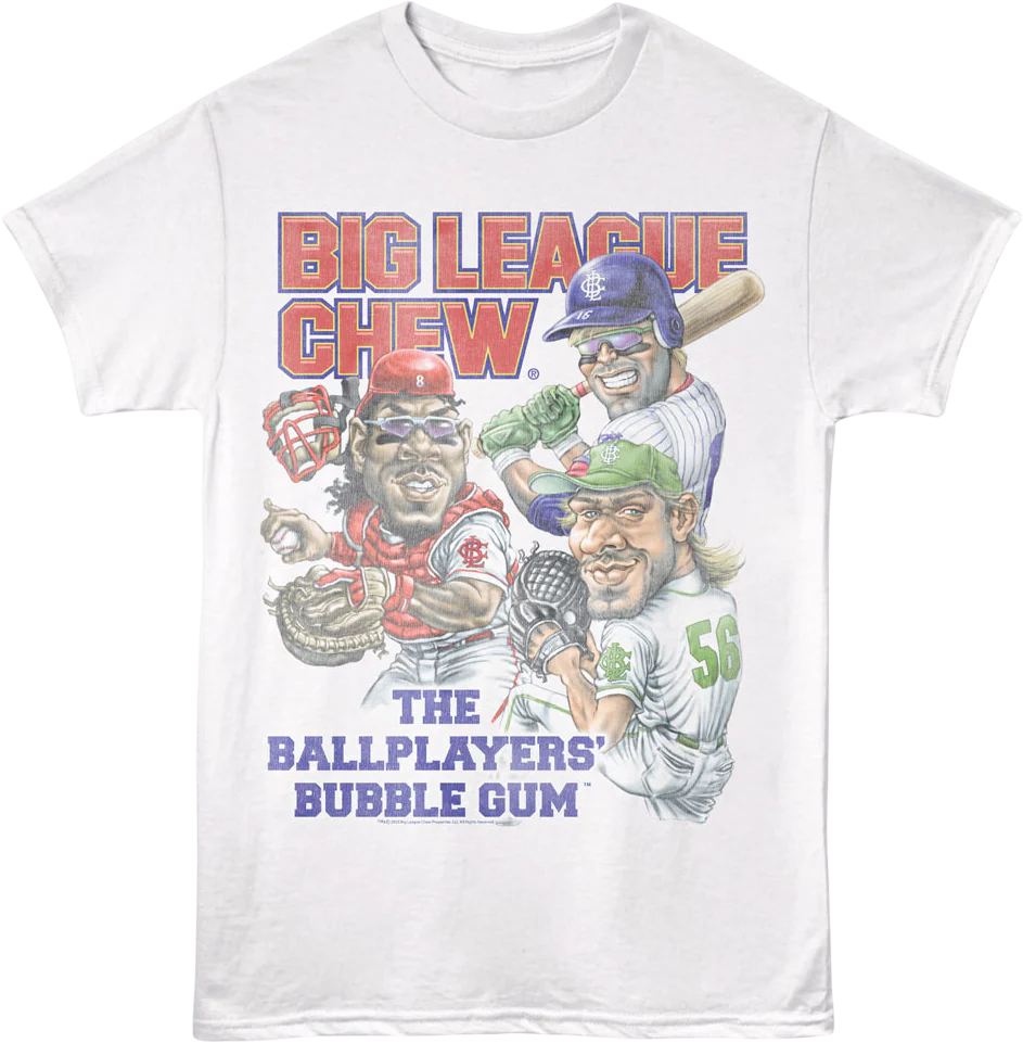 Vintage Ballplayers' Bubble Gum Big League Chew T-Shirt