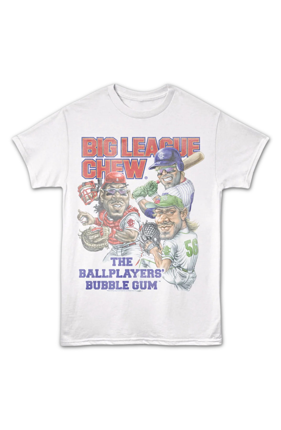 Vintage Ballplayers' Bubble Gum Big League Chew T-Shirt - Image 2