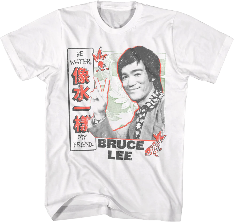 Vintage Be Water My Friend Bruce Lee T-Shirt