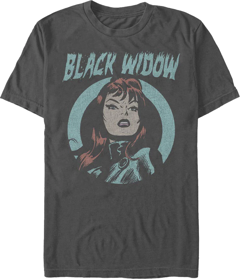 Vintage Black Widow Marvel Comics T-Shirt