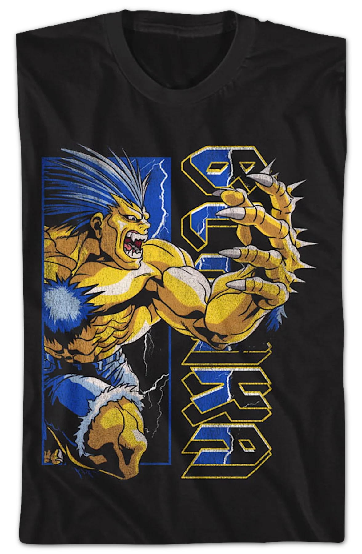 Vintage Blanka Street Fighter T-Shirt - Image 2