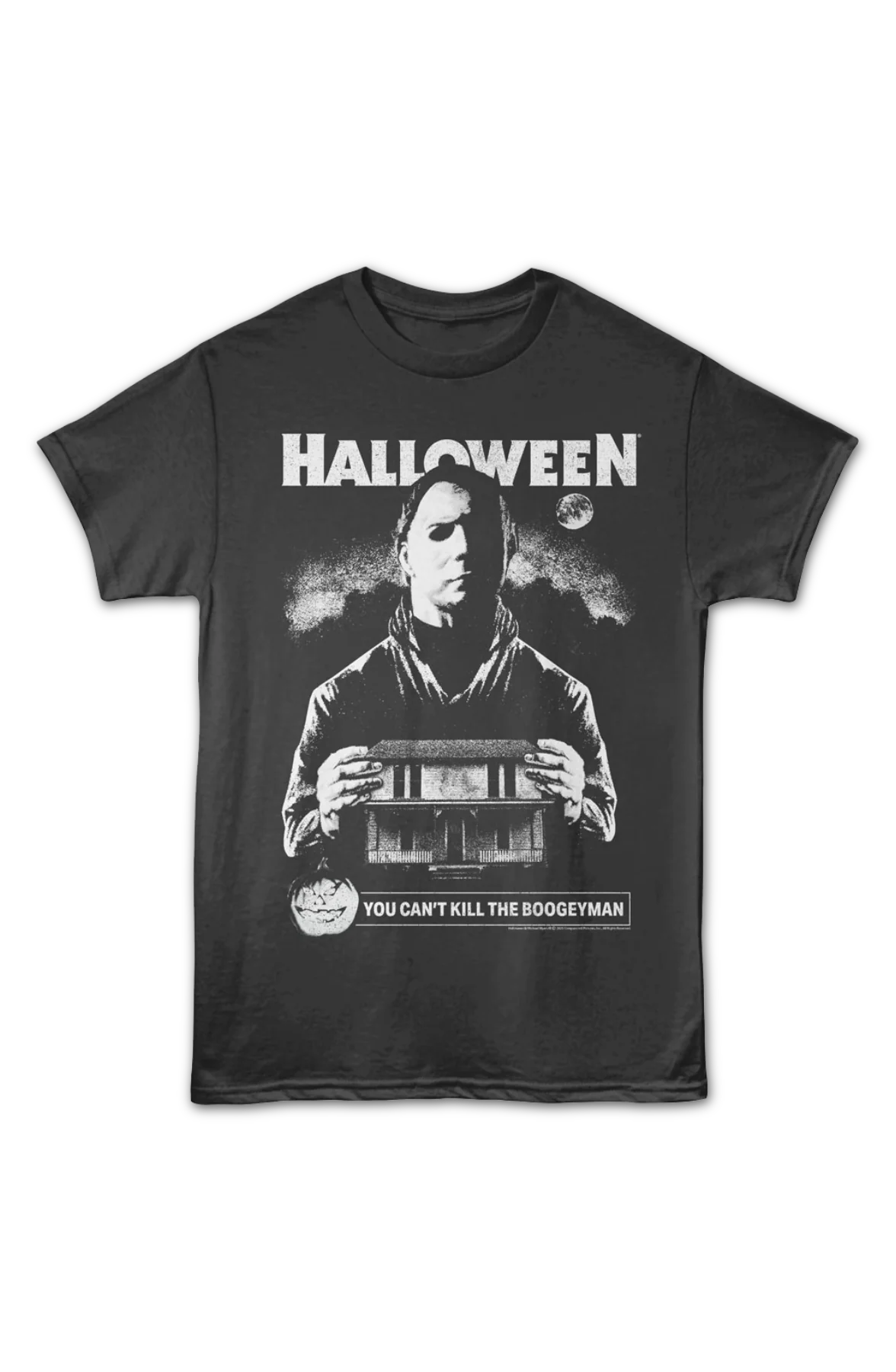 Vintage Can't Kill The Boogeyman Halloween T-Shirt - Image 2