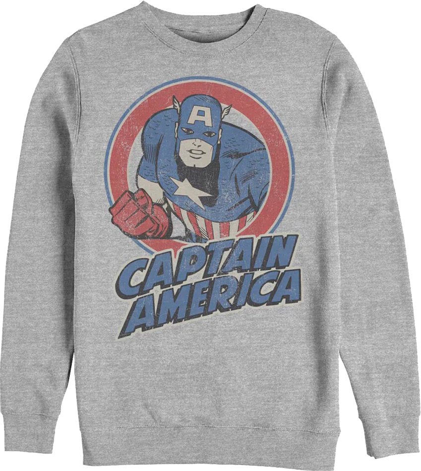 Vintage Captain America Marvel Comics Sweatshirt