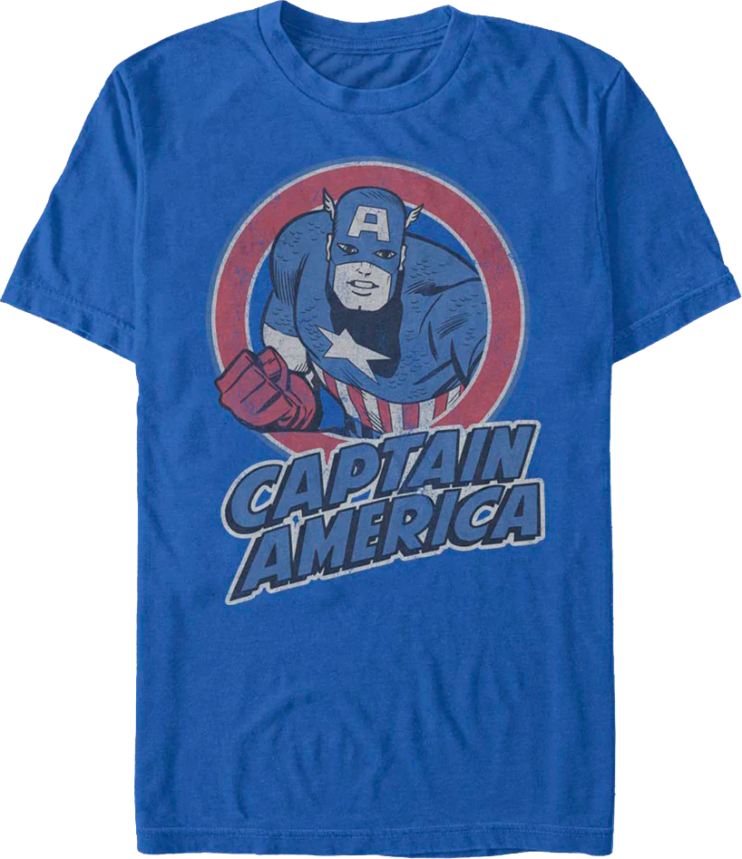 Vintage Captain America Marvel Comics T-Shirt