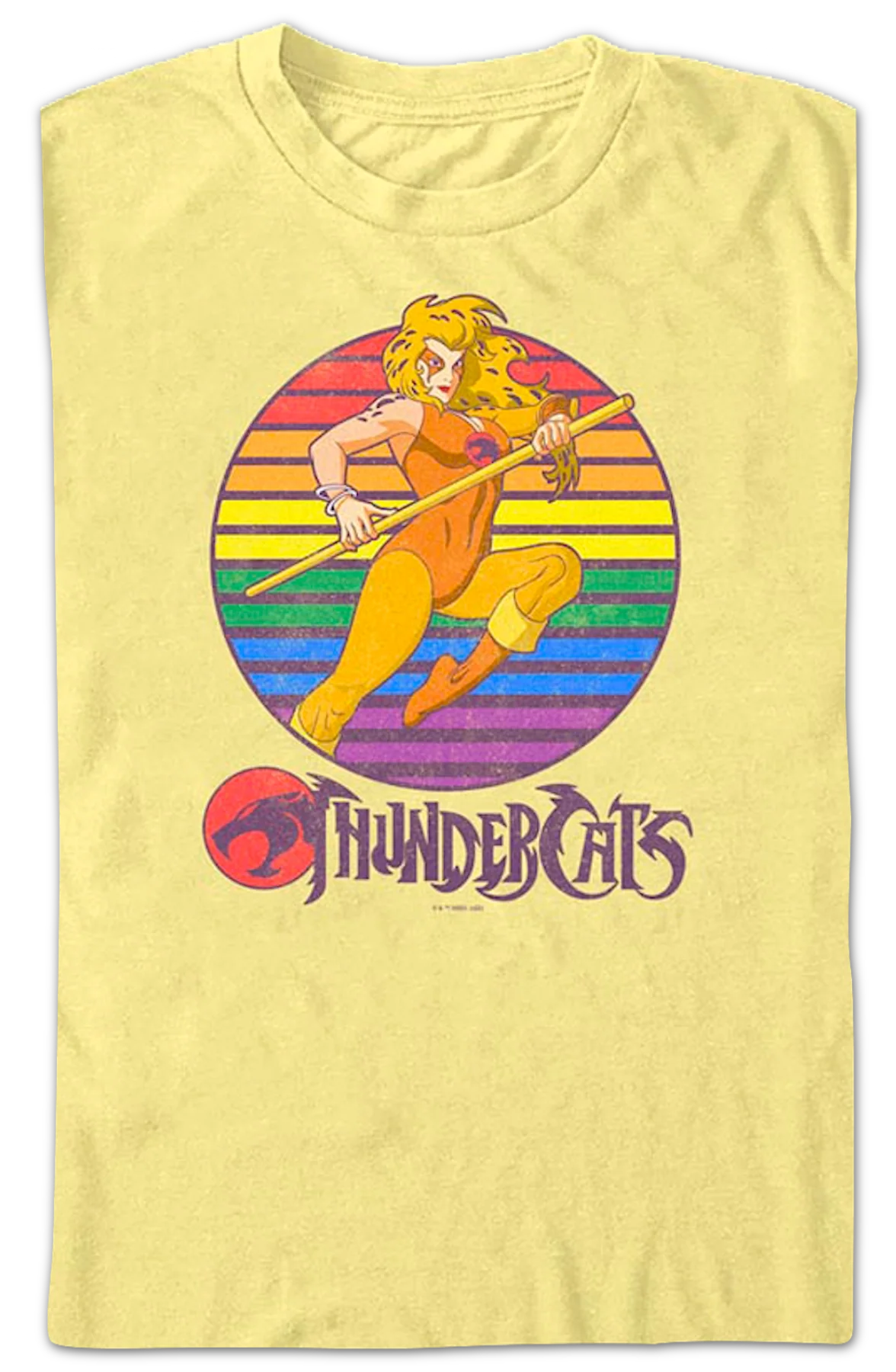 Vintage Cheetara Action Pose ThunderCats T-Shirt - Image 2