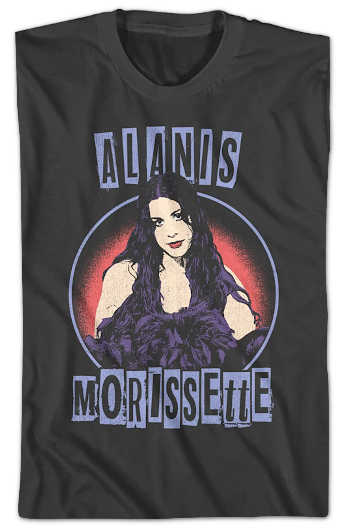 Vintage Circle Alanis Morissette T-Shirt - Image 2