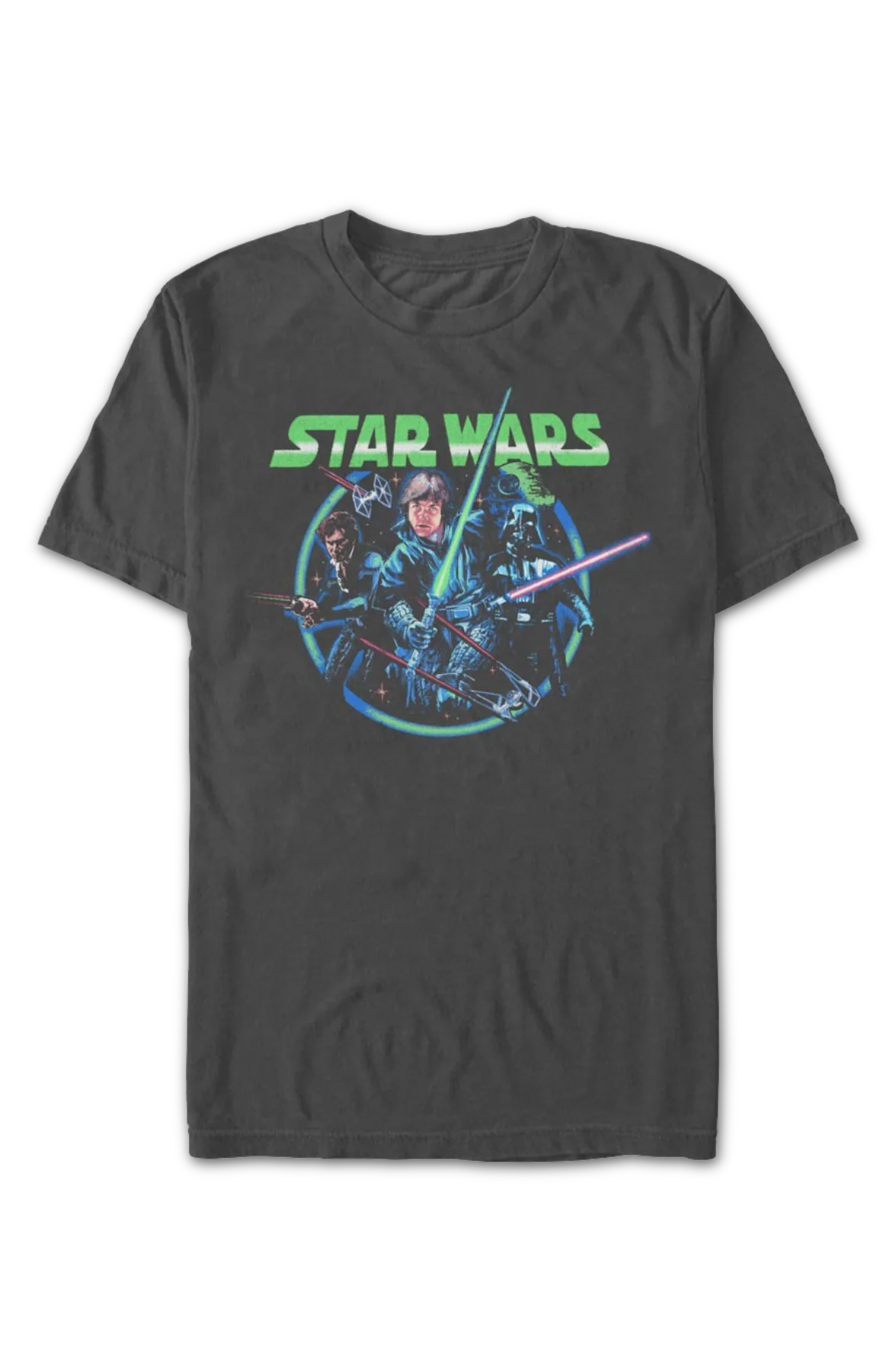 Vintage Circle Photo Star Wars T-Shirt - Image 2