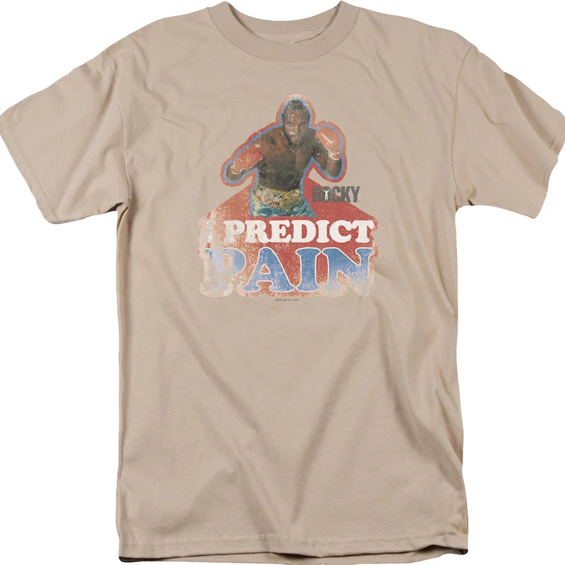 Vintage Clubber Lang I Predict Pain Rocky T-Shirt