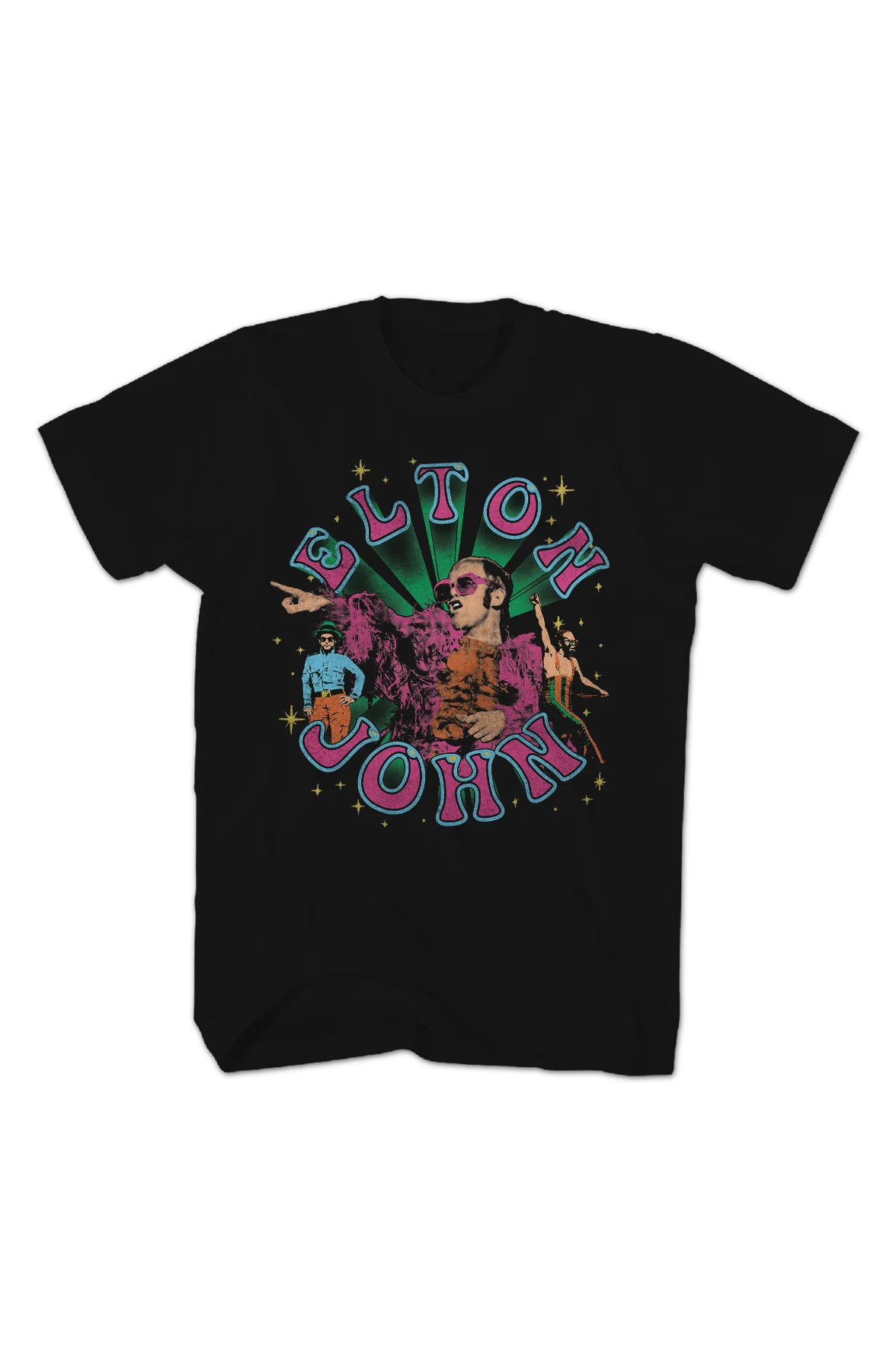 Vintage Collage Elton John T-Shirt - Image 2