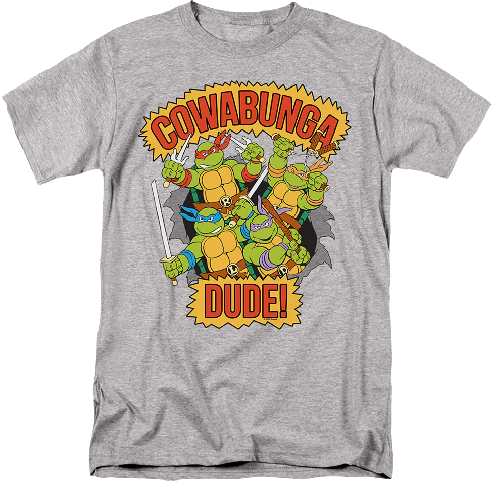 Vintage Cowabunga Dude Teenage Mutant Ninja Turtles T-Shirt