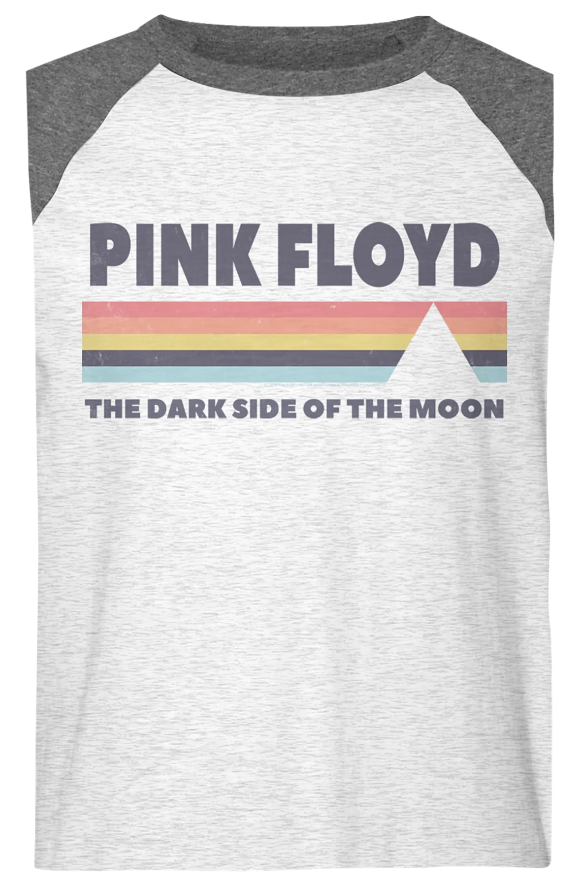 Vintage Dark Side of the Moon Pink Floyd Raglan Baseball Shirt - Image 2
