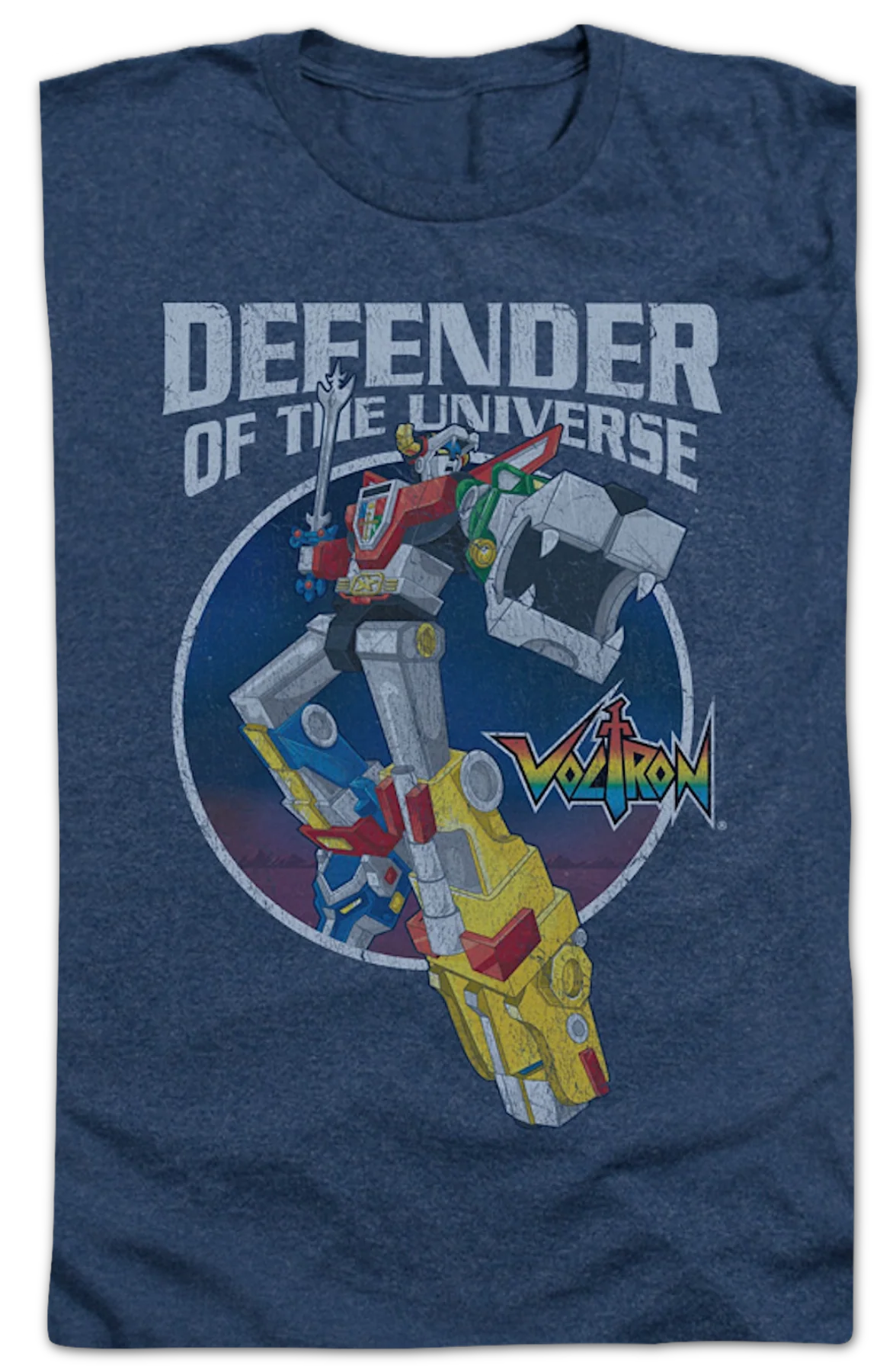 Vintage Defender of the Universe Voltron T-Shirt - Image 2
