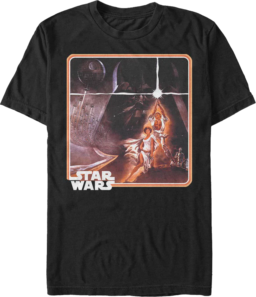 Vintage Episode IV Poster Star Wars T-Shirt