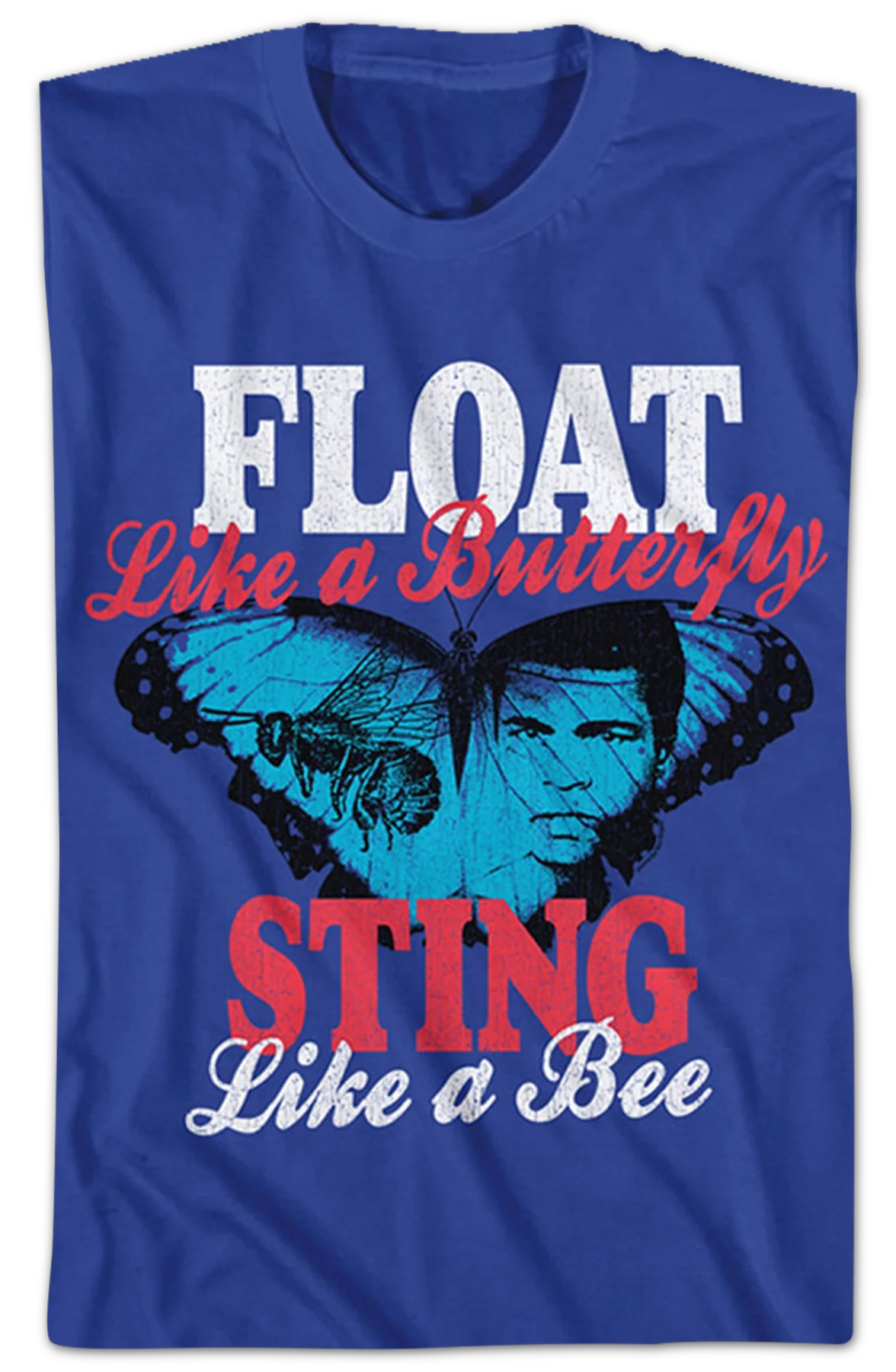 Vintage Float Like A Butterfly Sting Like A Bee Muhammad Ali T-Shirt - Image 2