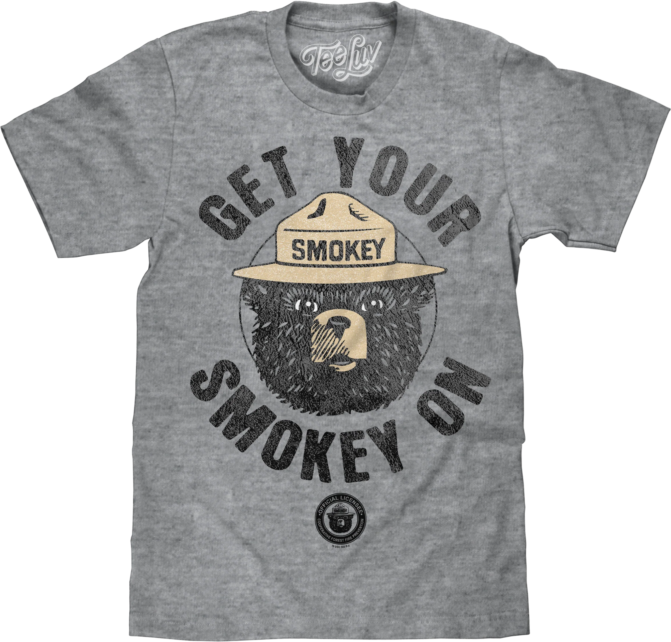 Vintage Get Your Smokey On Smokey Bear T-Shirt