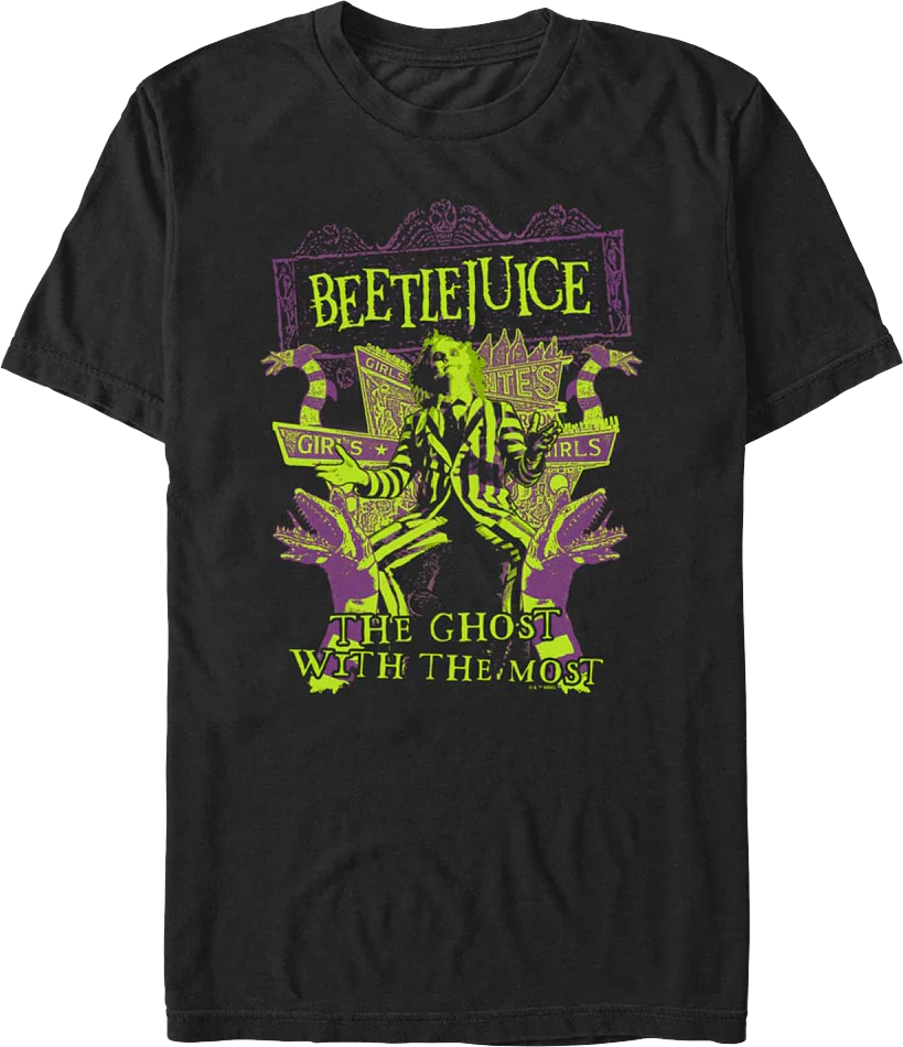 Vintage Ghost With The Most Beetlejuice T-Shirt