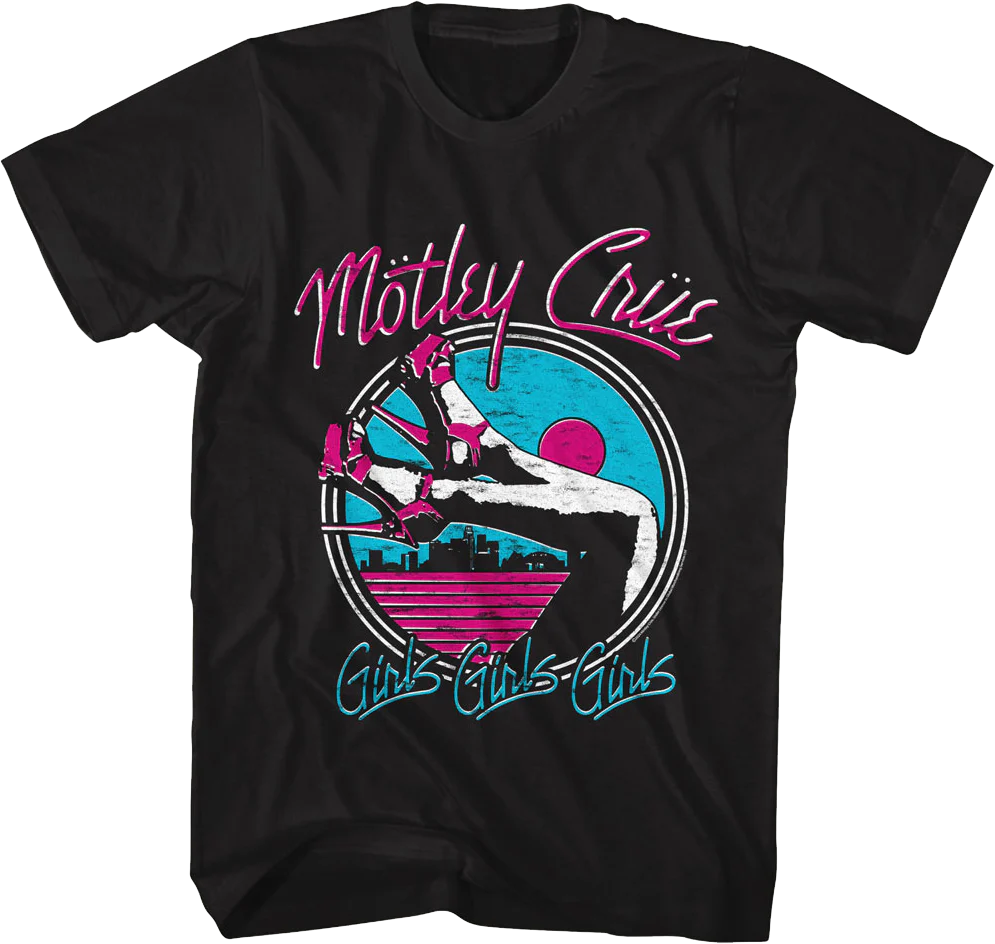 Vintage Girls Girls Girls Legs Motley Crue T-Shirt