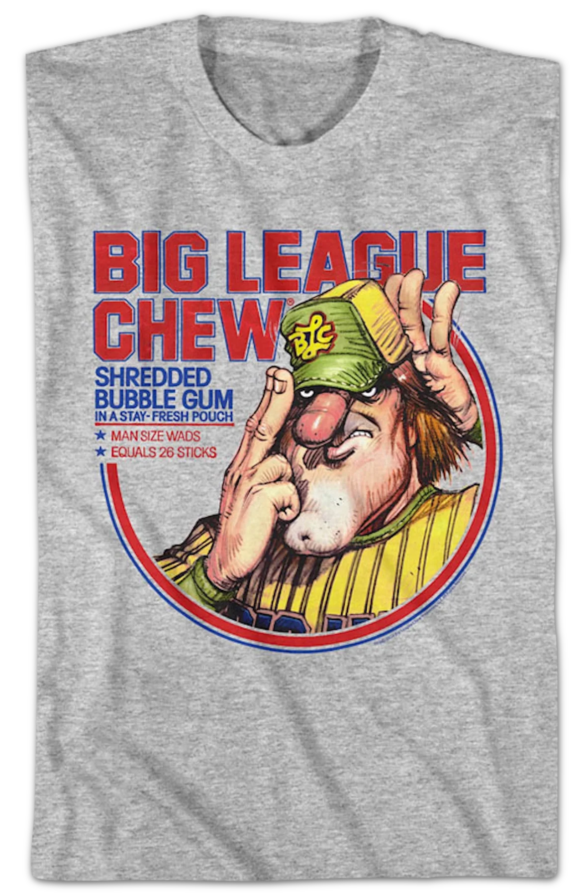 Vintage Gray Pitcher Big League Chew T-Shirt - Image 2