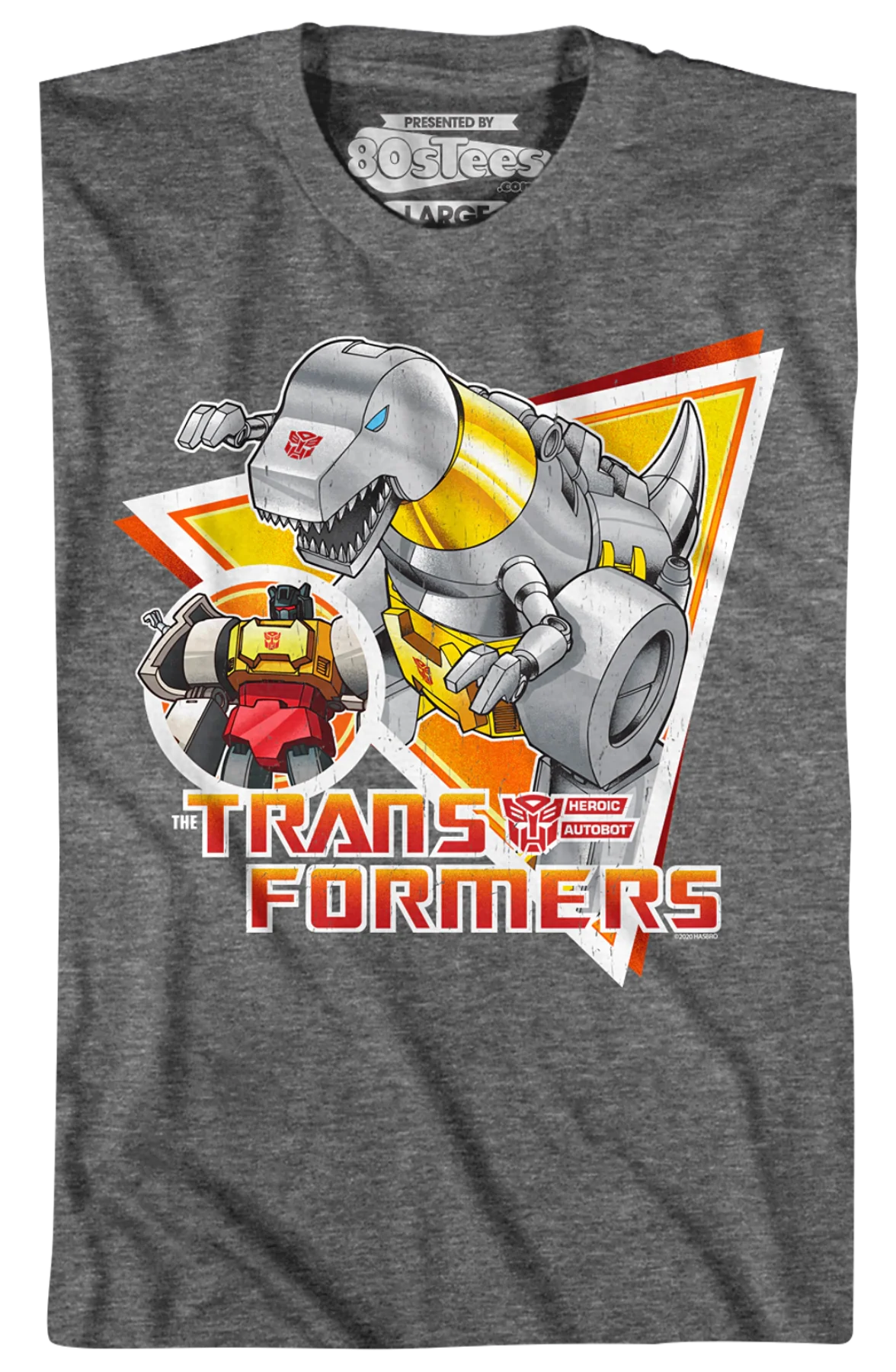 Vintage Grimlock Transformers T-Shirt - Image 2