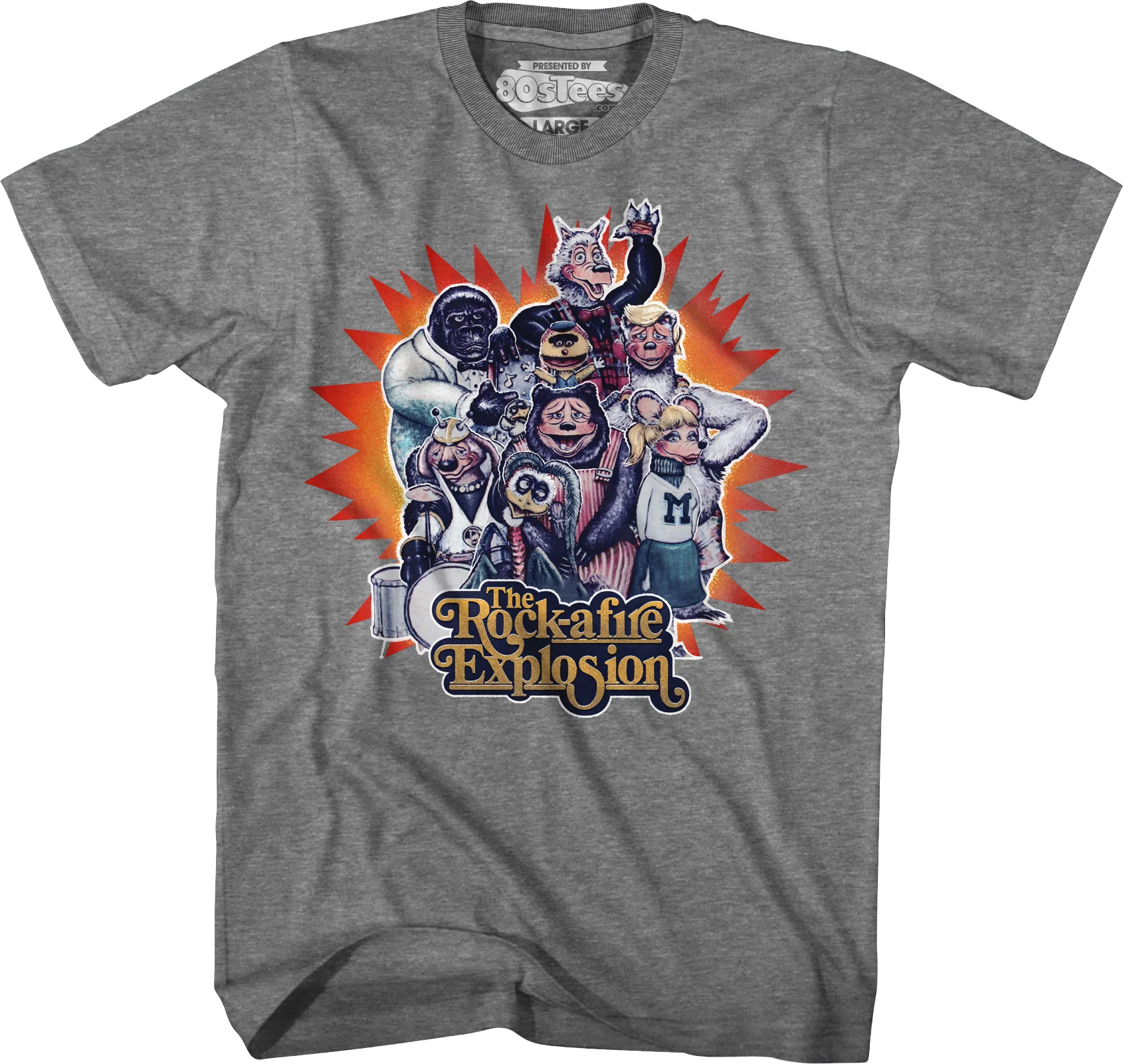 Vintage Group Photo Rock-afire Explosion T-Shirt