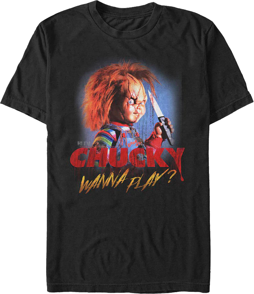 Vintage Hi I'm Chucky Wanna Play Child's Play T-Shirt