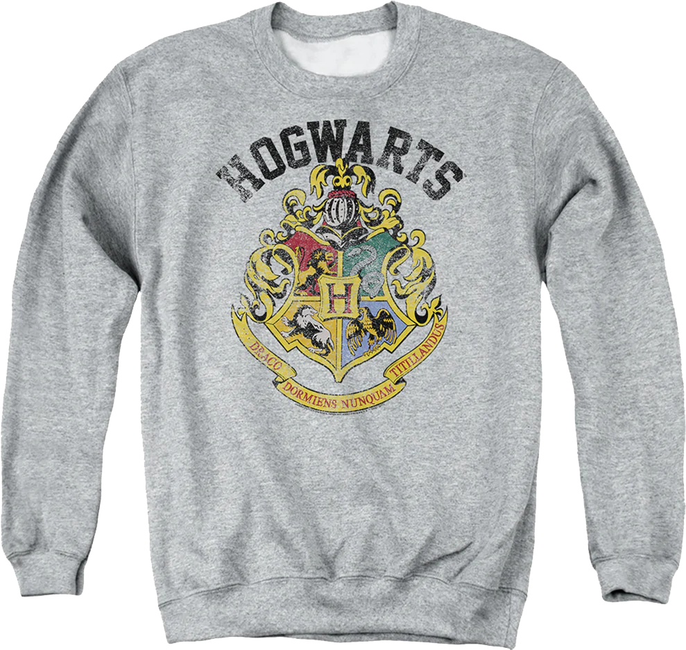 Vintage Hogwarts Crest Harry Potter Sweatshirt