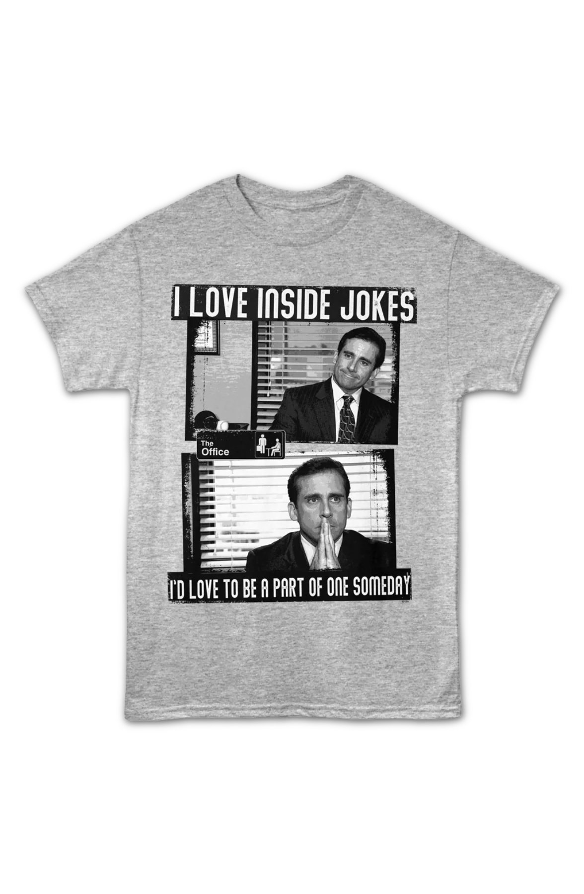Vintage I Love Inside Jokes The Office T-Shirt - Image 2