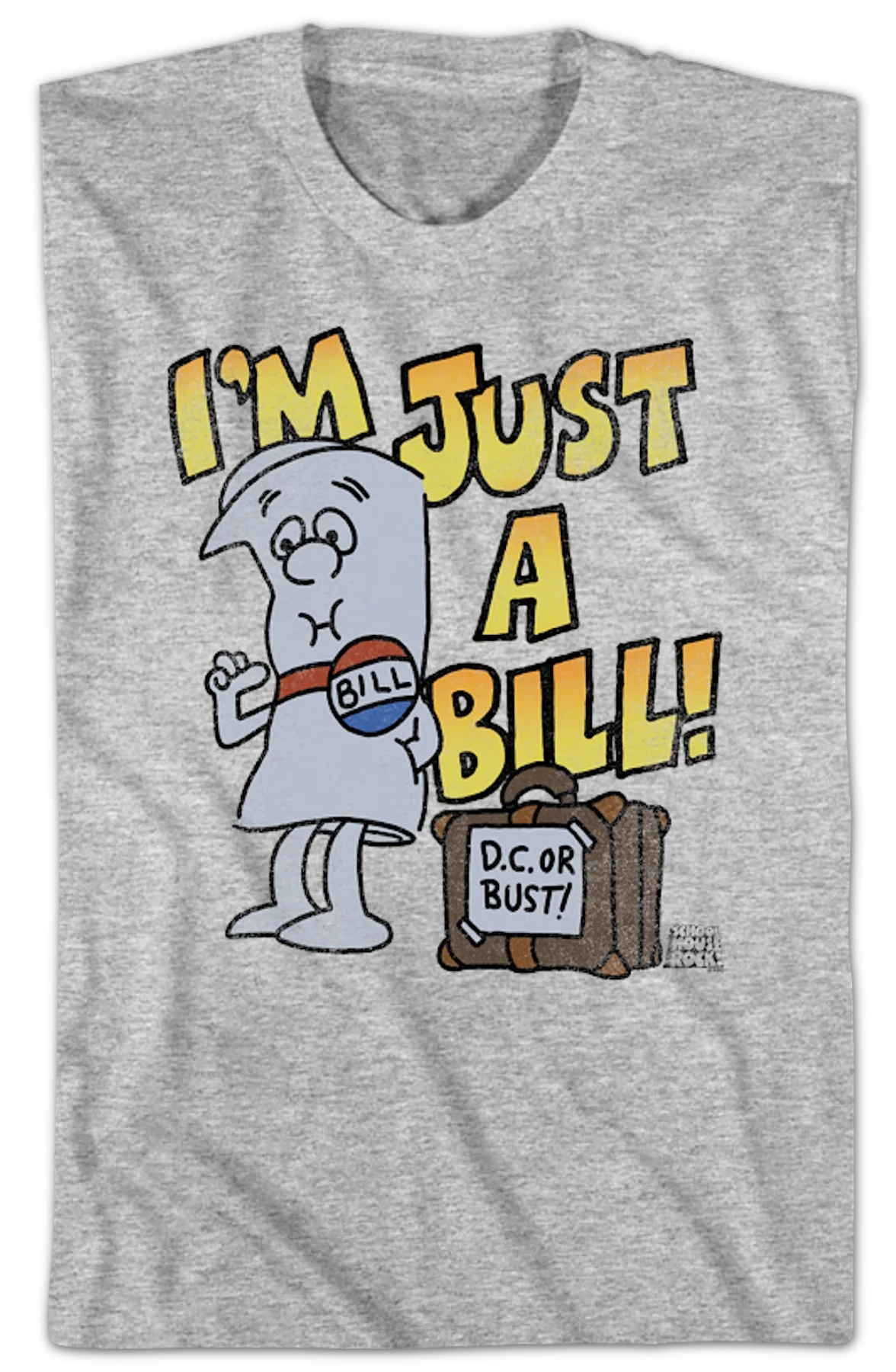 Vintage I'm Just A Bill Schoolhouse Rock T-Shirt - Image 2