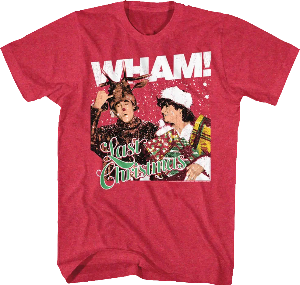 Vintage Last Christmas Wham T-Shirt - Image 2