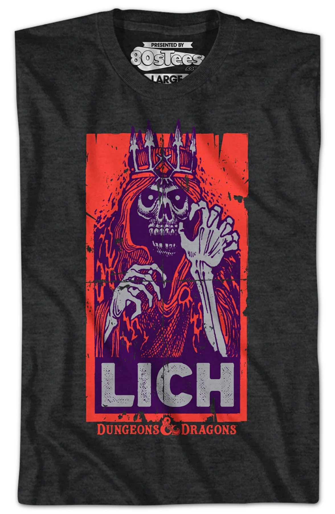 Vintage Lich Dungeons & Dragons T-Shirt - Image 2
