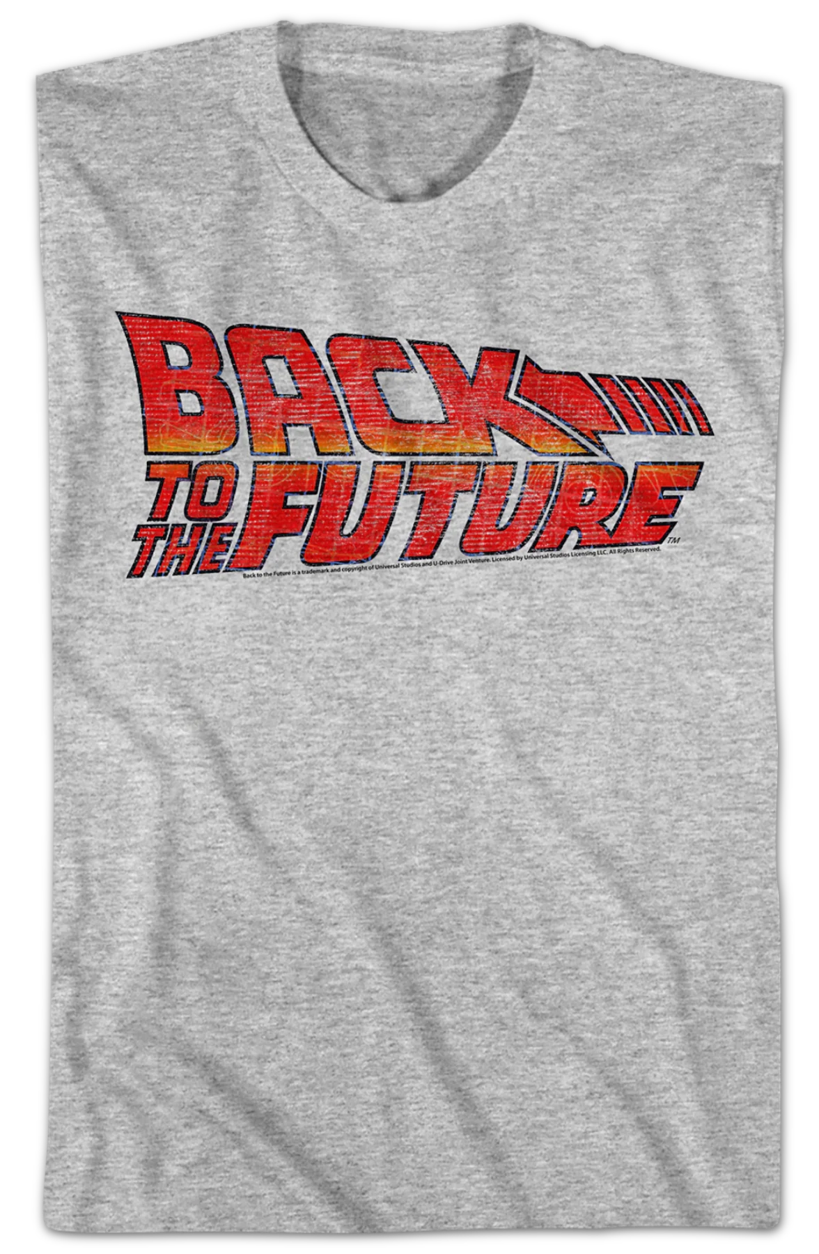 Vintage Logo Back To The Future T-Shirt - Image 2