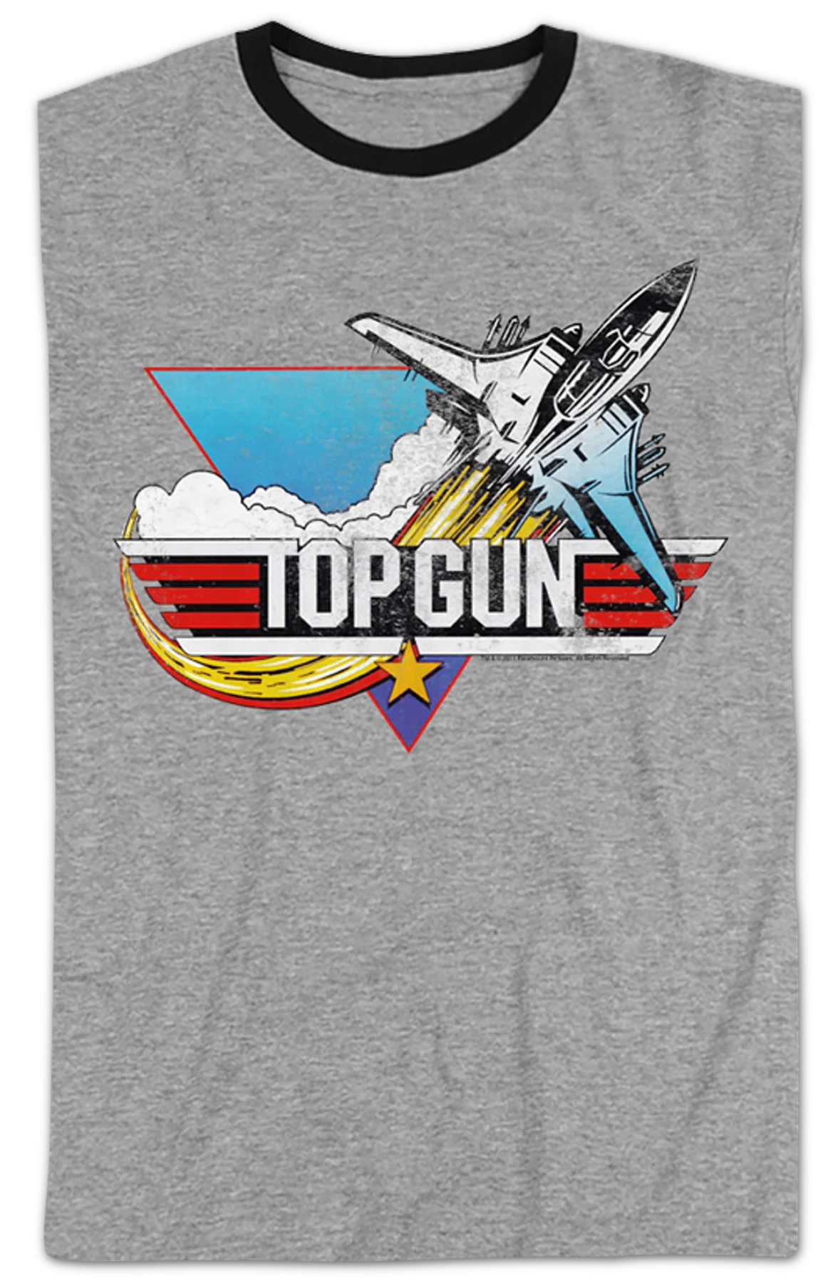 Vintage Logo Top Gun Ringer Shirt - Image 3