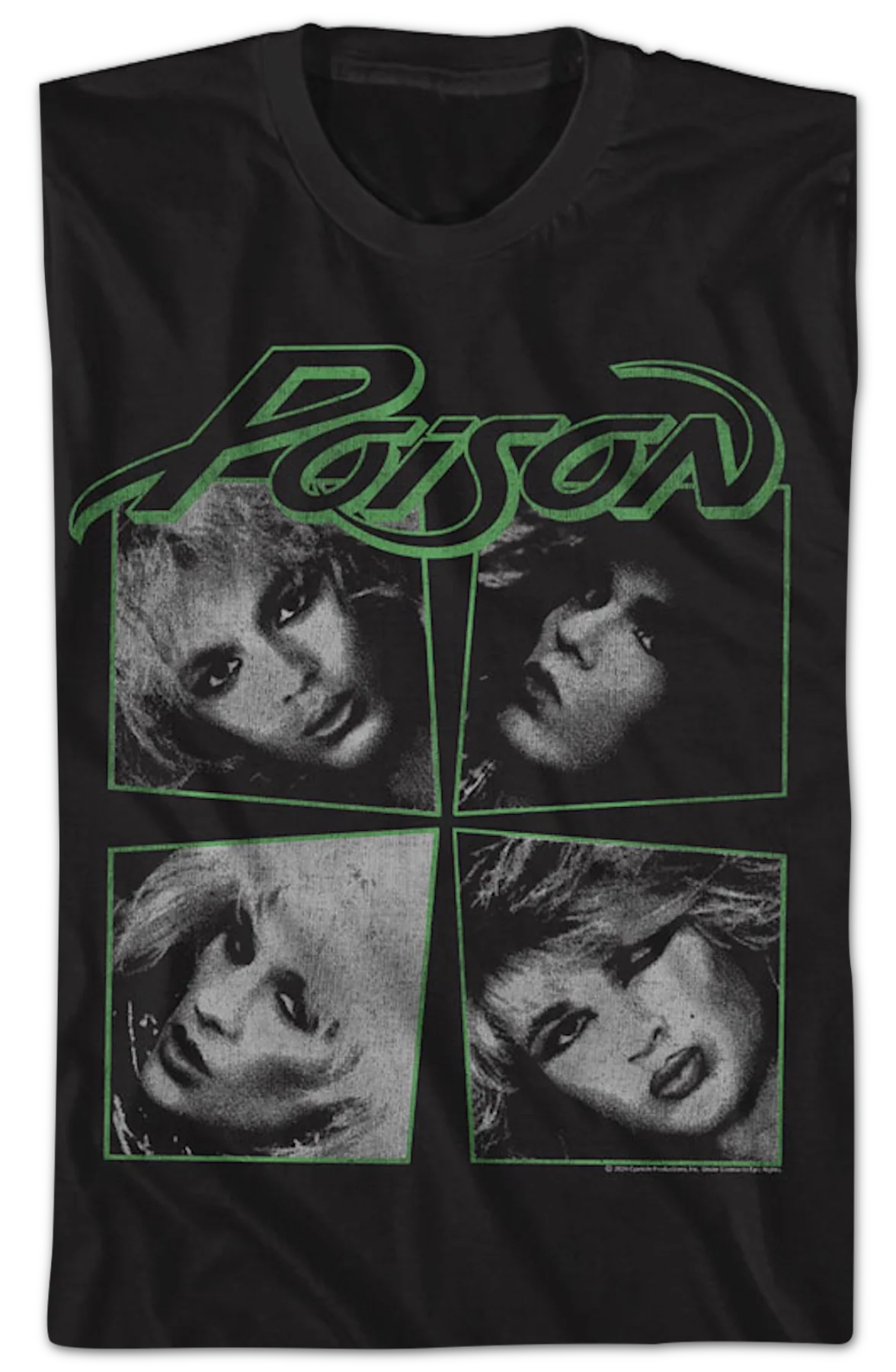 Vintage Look What The Cat Dragged In Photos Poison T-Shirt - Image 2