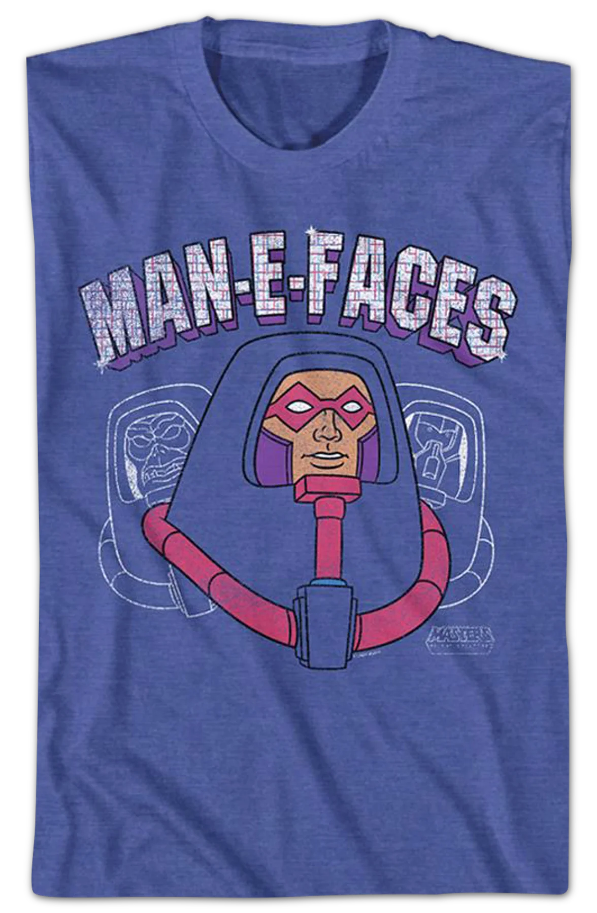 Vintage Man-E-Faces Masters of the Universe T-Shirt - Image 2