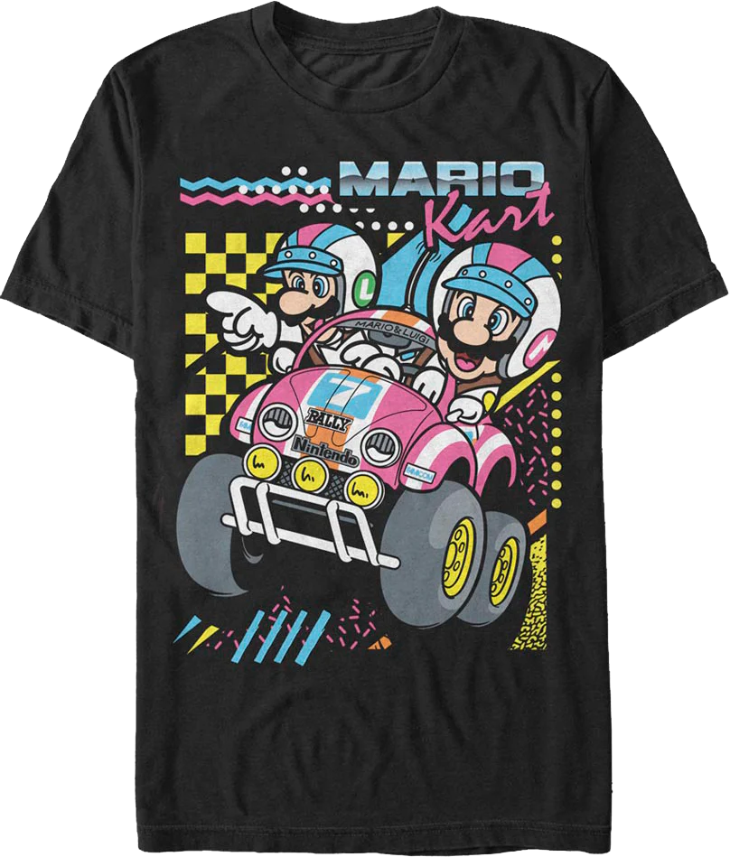 Vintage Mario Kart Nintendo T-Shirt
