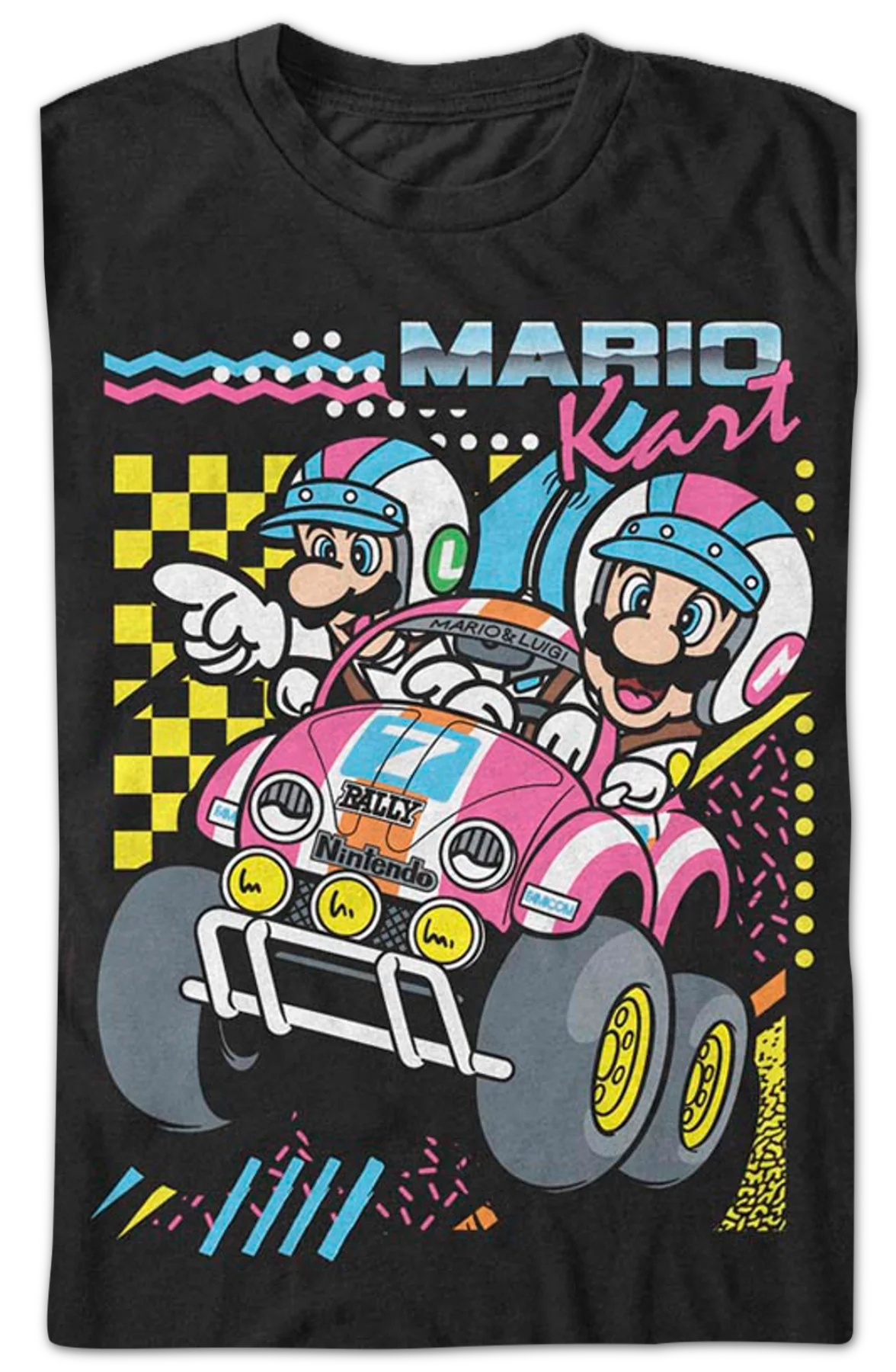 Vintage Mario Kart Nintendo T-Shirt - Image 2