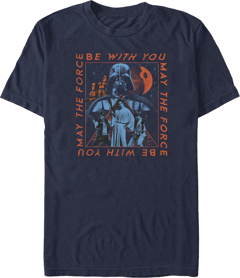 Vintage May The Force Be With You Star Wars T-Shirt