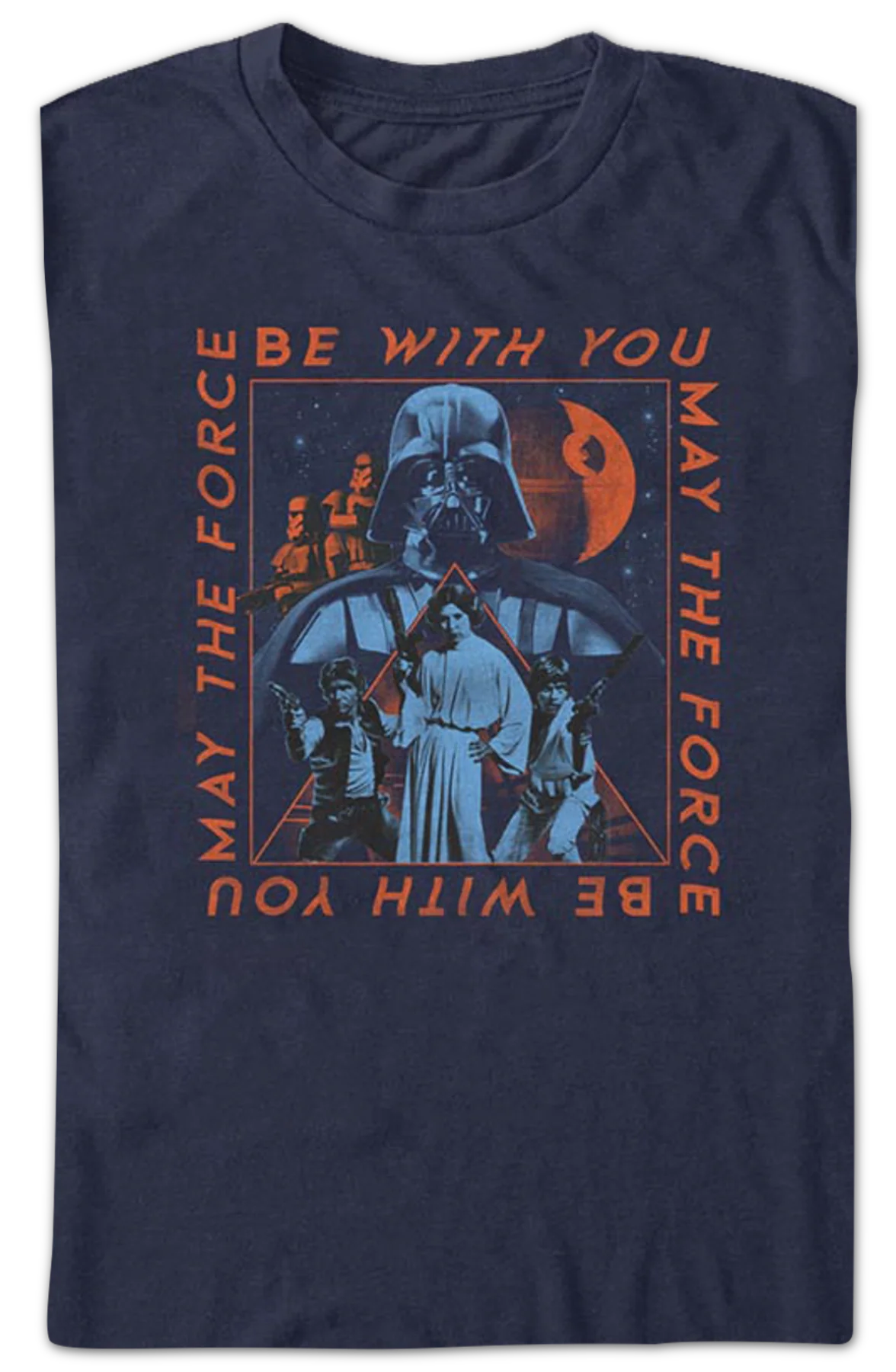 Vintage May The Force Be With You Star Wars T-Shirt - Image 2