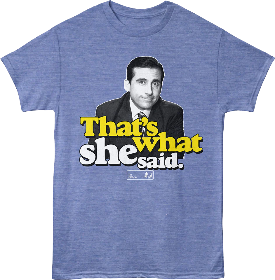 Vintage Michael Scott That's What She Said The Office T-Shirt
