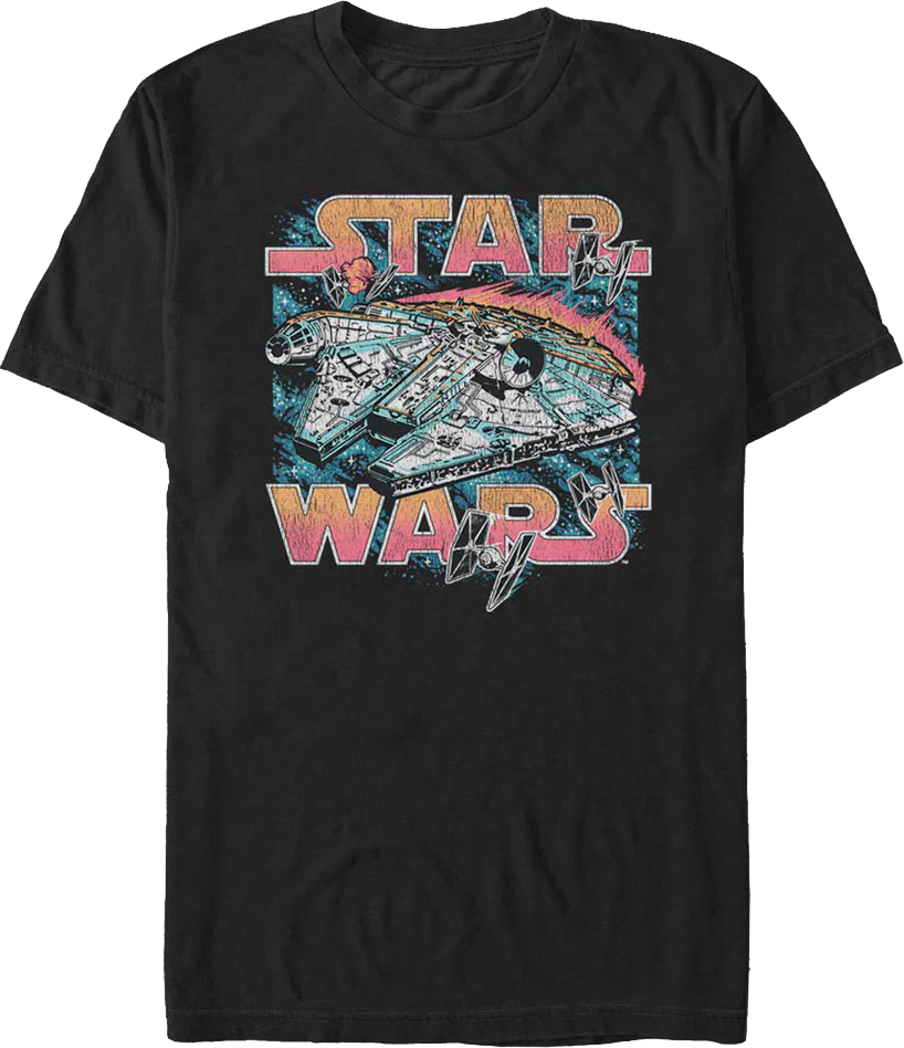 Vintage Millennium Falcon Star Wars T-Shirt