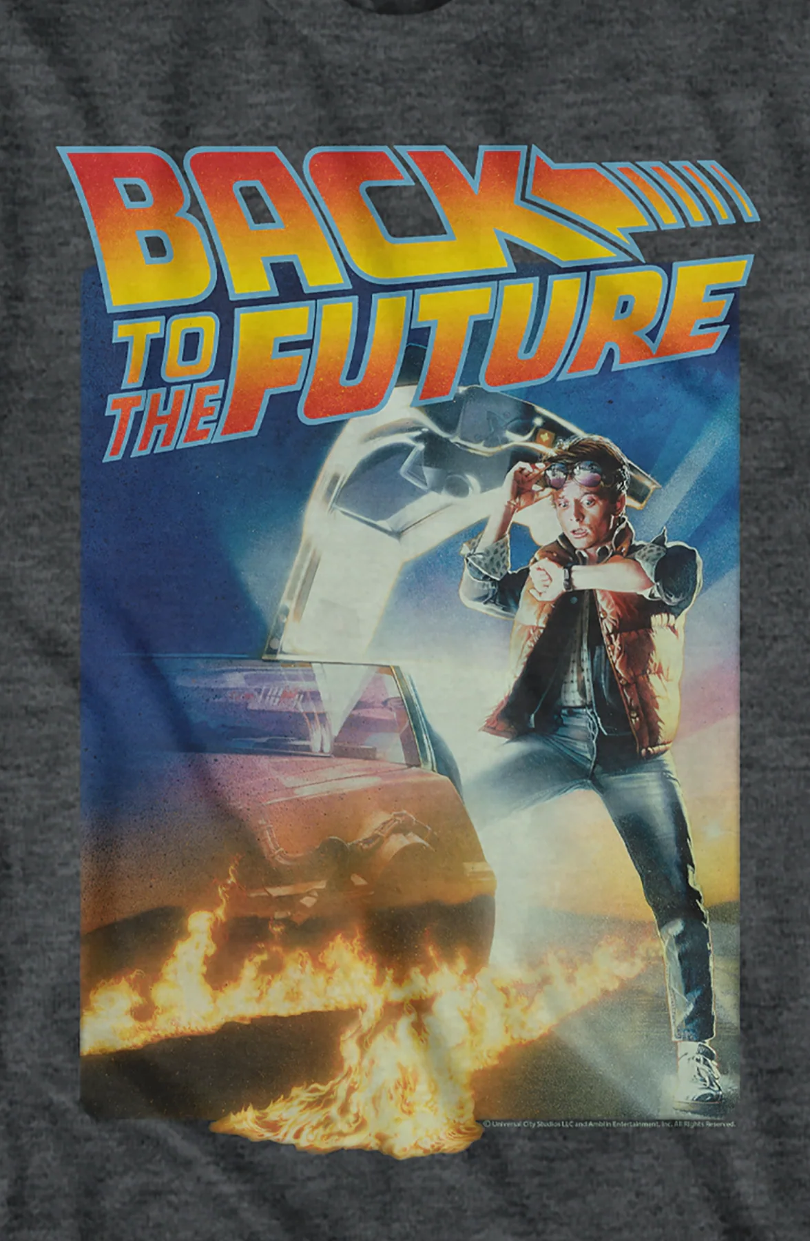 Vintage Movie Poster Back To The Future T-Shirt - Image 2