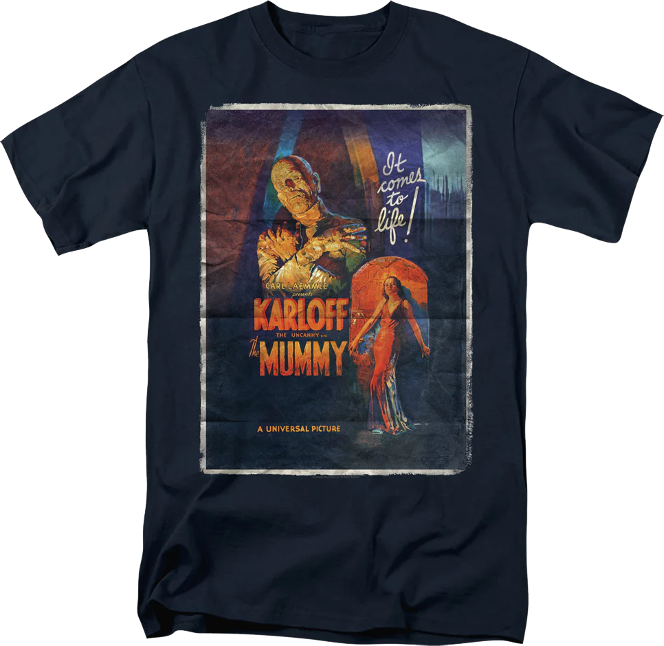 Vintage Movie Poster The Mummy T-Shirt